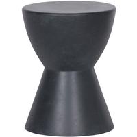 Hocker Dover Schwarz B: 35 cm - Schwarz, Design, Glas/Keramik (35/45/35cm) - Livetastic