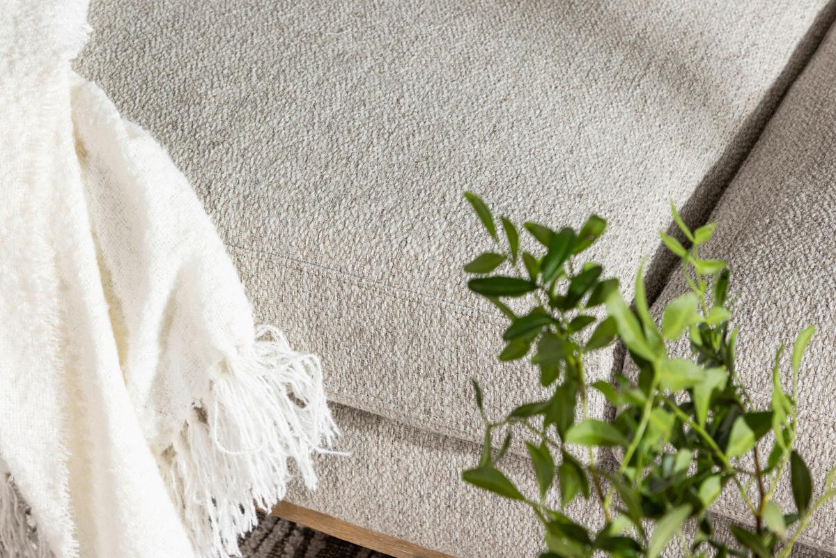 3-sitzer-sofa Olympos Beige B: 214cm - Beige, MODERN, Holz/Textil (214/90/88cm) - Livetastic