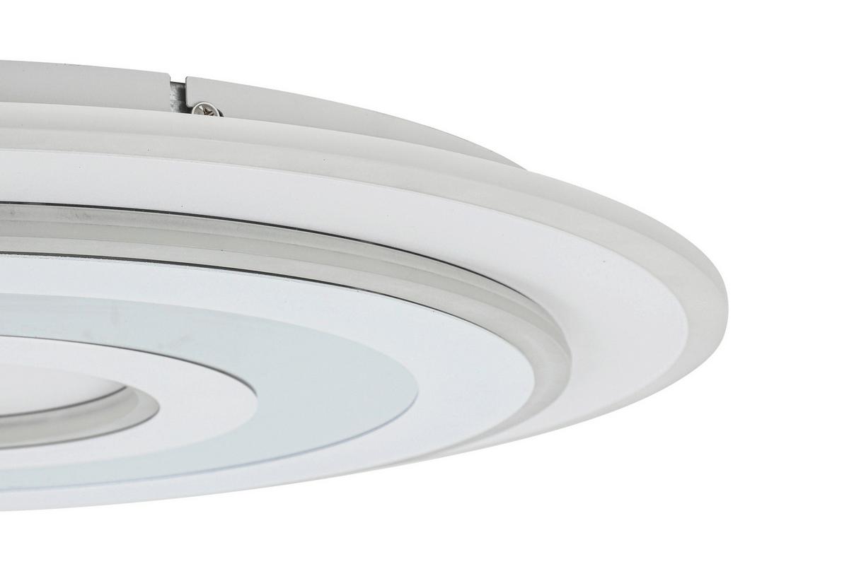 STROPNÍ LED SVÍTIDLO BIRTU - bílá, Moderní, kov/plast (49/4,3cm) - Mömax