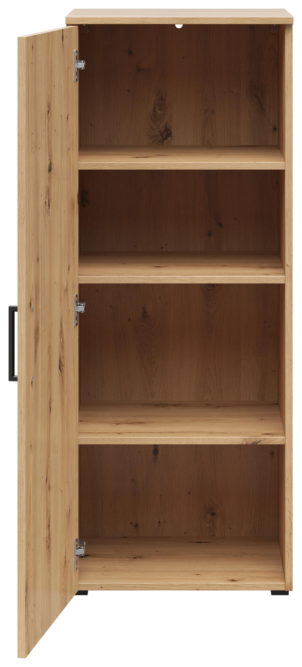Komoda MULTISTAURAUM - černá/antracitová, Moderní, kompozitní dřevo/plast (45/115/40cm)