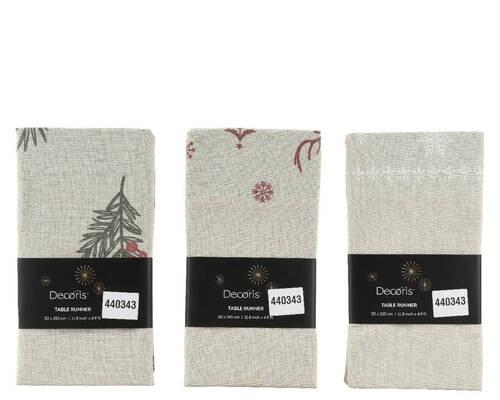 ÚZKY OBRUS TESIT - béžová, Basics, textil (140/32cm)