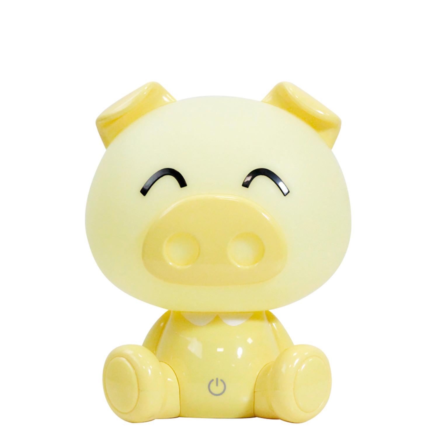 Kindertischleuchte 074/lg - Gelb, Basics, Kunststoff (15/15/19cm)