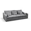 Bigsofa Evora Grau B: 276 cm - Grau, MODERN, Textil (276/71-92/137cm)