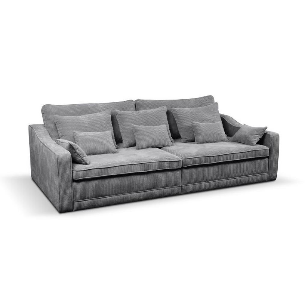 Bigsofa Evora Grau B: 276 cm