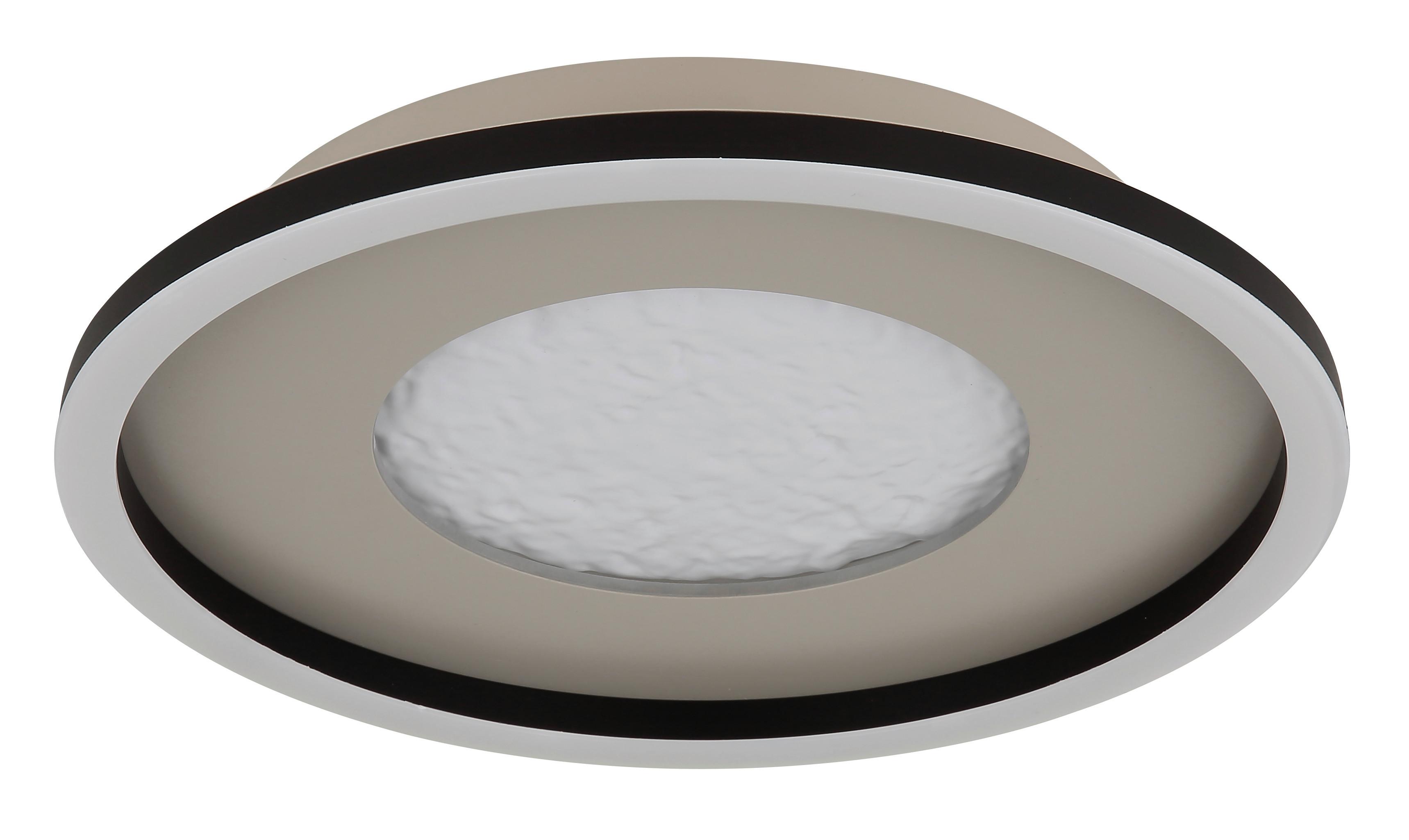 LED-Deckenleuchte 48904-24 Wiley - Klar/Schwarz, Basics, Kunststoff/Metall (33/5,7cm) - Globo