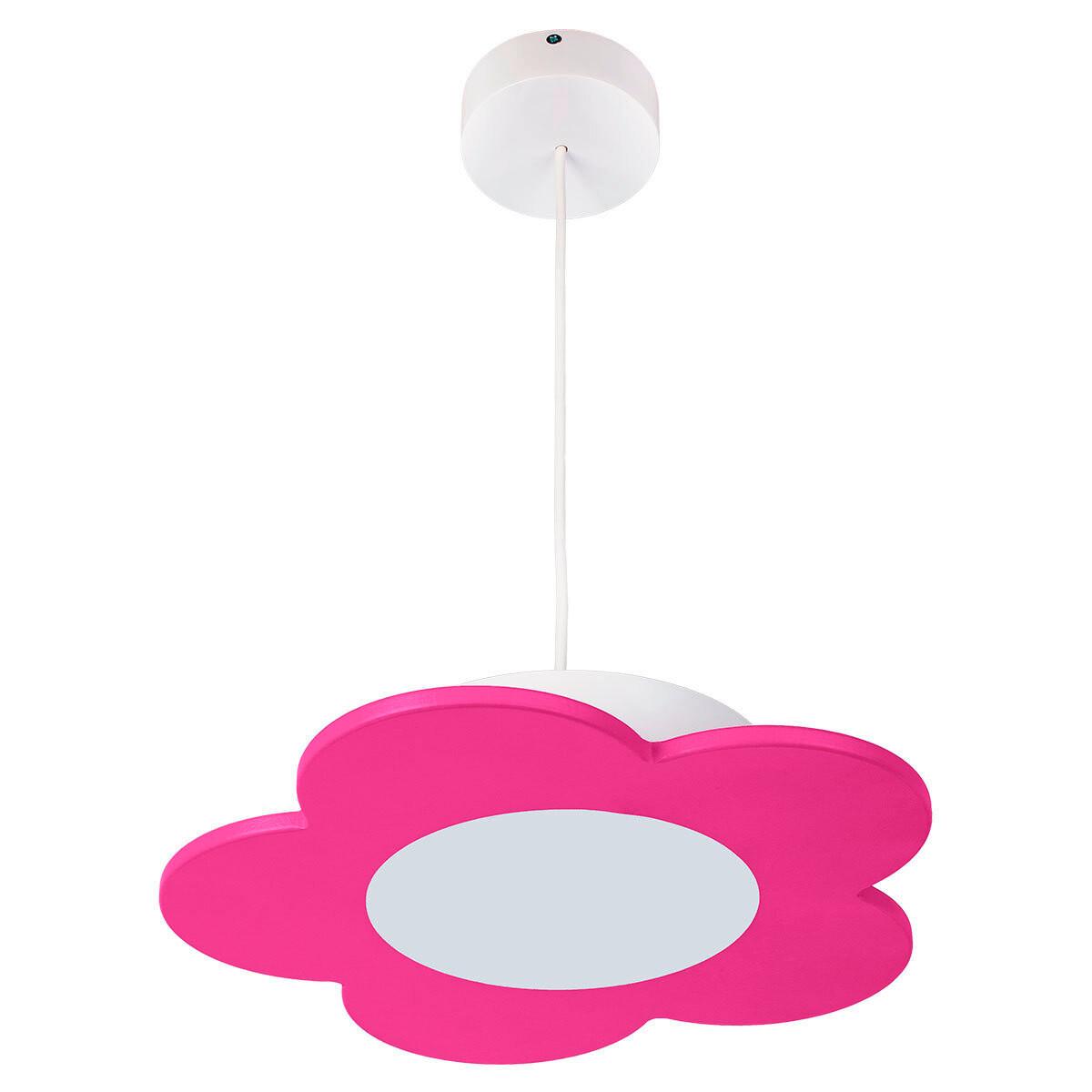 Kinderhängeleuchte 9550123 Fiore - Pink, Basics, Holzwerkstoff/Kunststoff (33/70cm)
