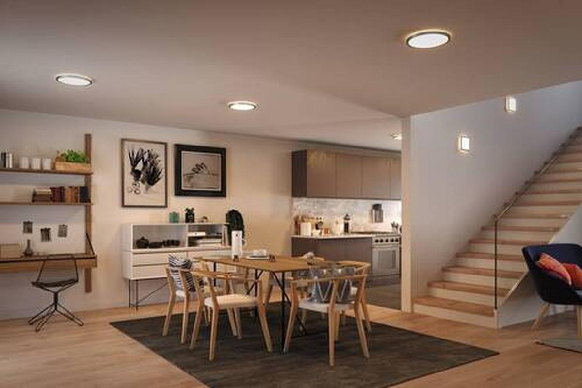 LED-Paneel L: 29,3 cm 70994 - Chromfarben, Basics, Kunststoff (29,3/29,3/2,8cm) - Paulmann
