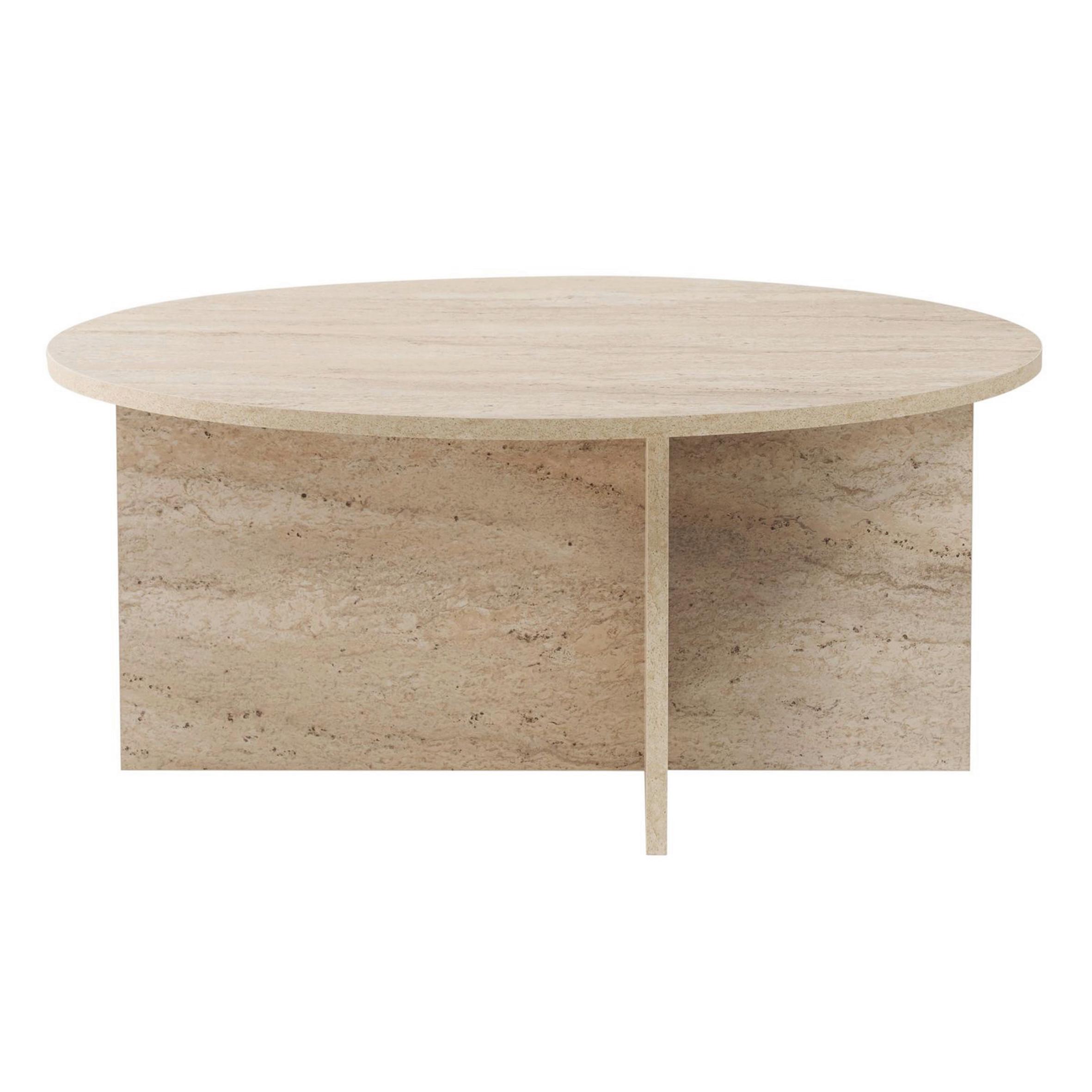 COUCHTISCH Soleil Creme L: 90cm - Creme, Design, Holzwerkstoff (90/90/40cm) - MID.YOU
