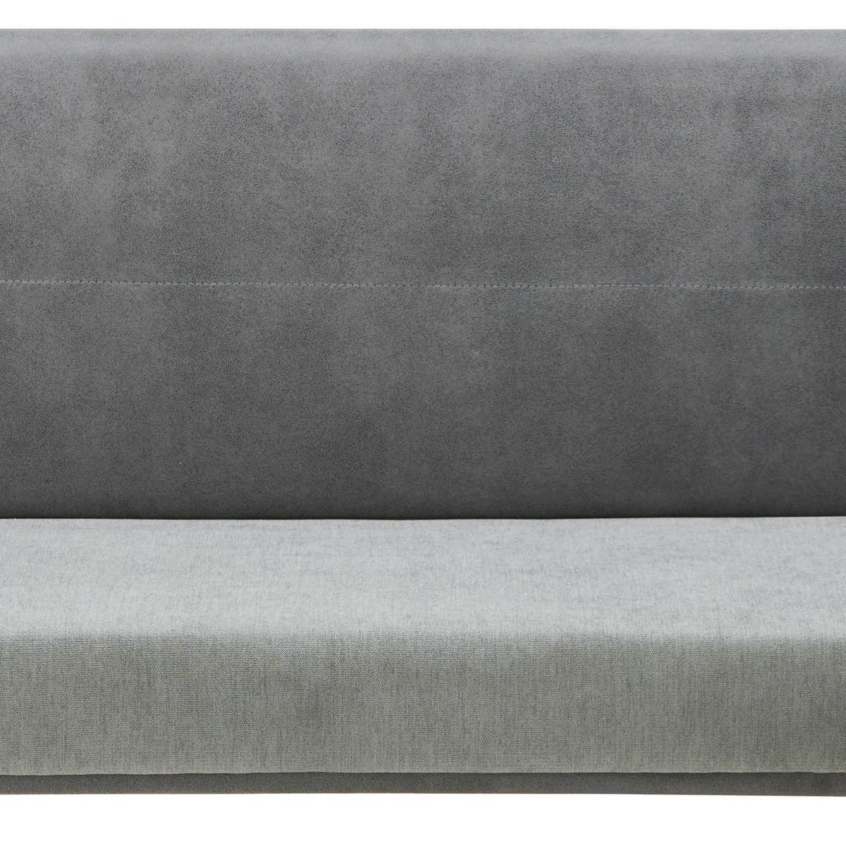 Eckbank Hellgrau/Eiche Dekor Emma 185x150 cm - Eichefarben/Anthrazit, KONVENTIONELL, Holzwerkstoff/Textil (185/150cm)