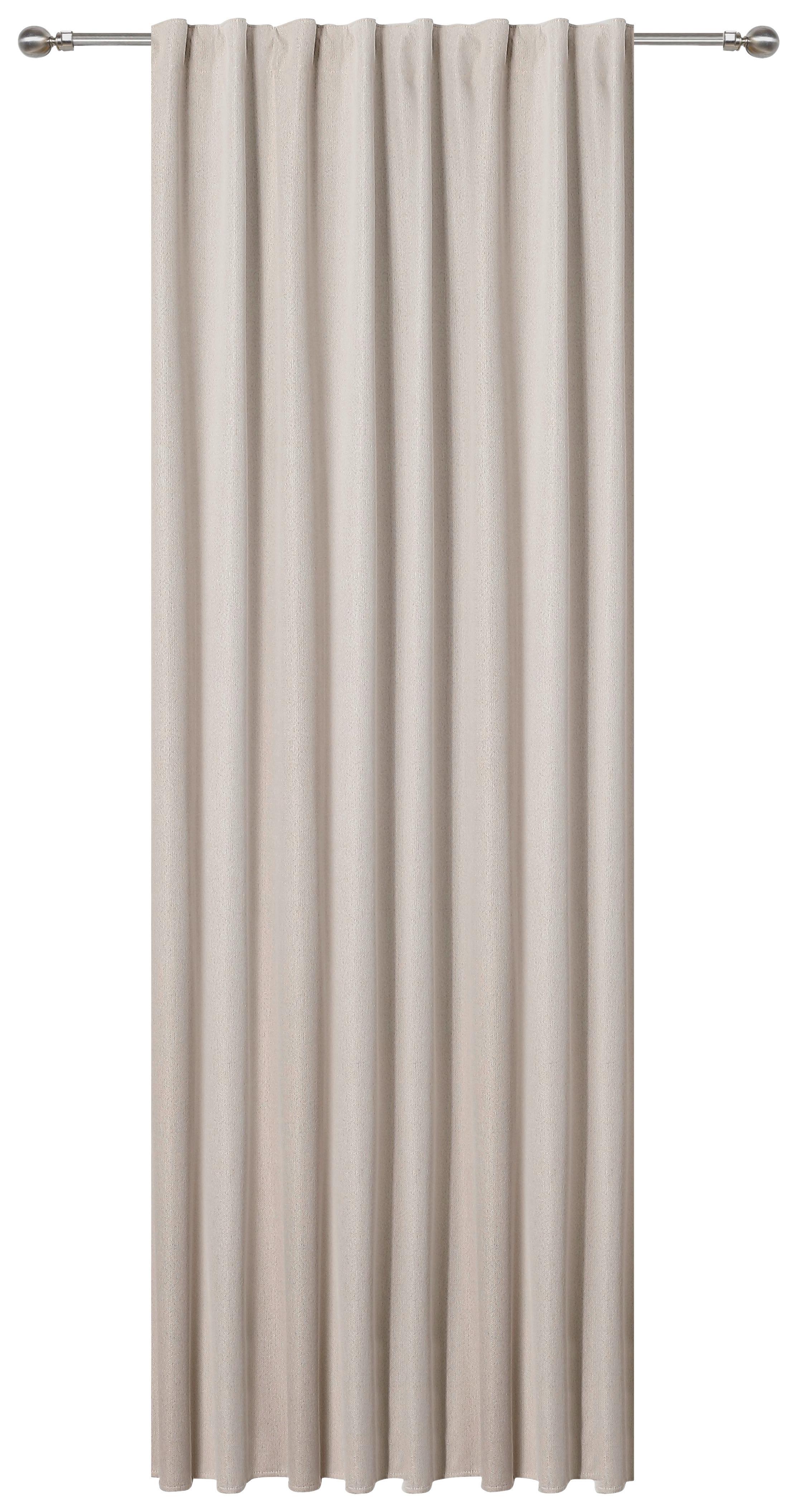 Verdunkelungsvorhang Cäcilia - Beige, ROMANTIK / LANDHAUS, Textil (140/245cm) - James Wood