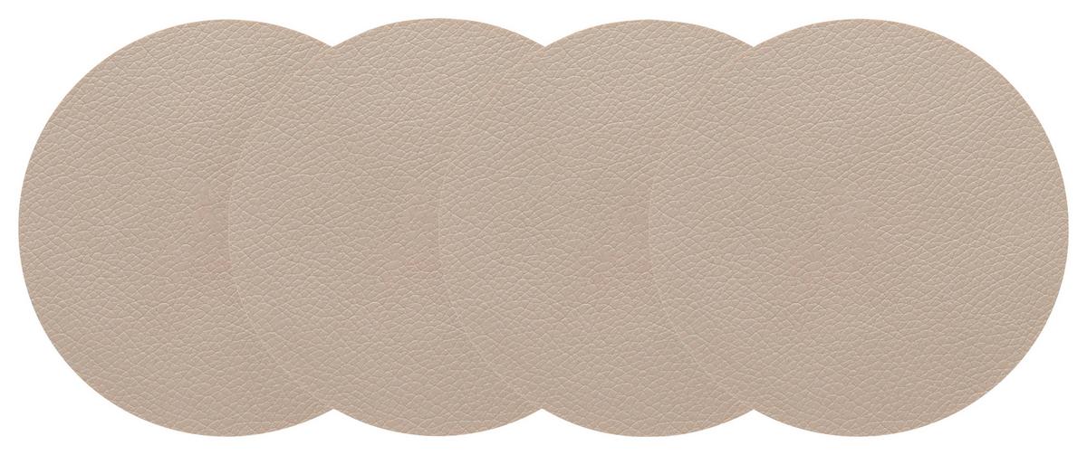Sada podložek LIVI - béžová, Moderní, plast (10cm) - Gourmesto