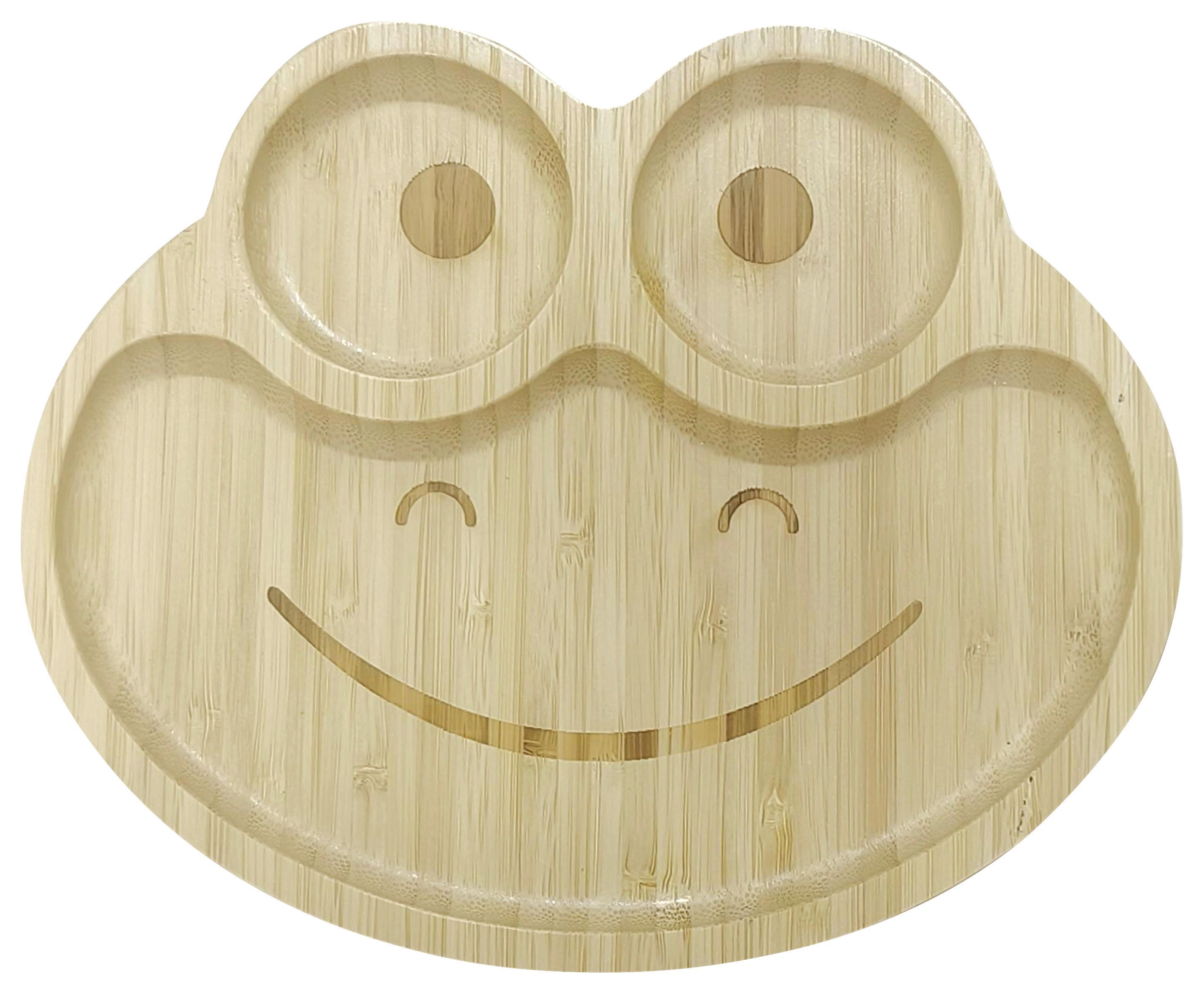 Kinderteller Quaki - Naturfarben, Basics, Holz (21/17.5/2cm) - Luca Bessoni