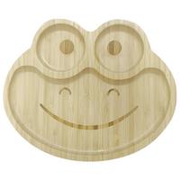 Kinderteller Quaki - Naturfarben, Basics, Holz (21/17.5/2cm) - Luca Bessoni