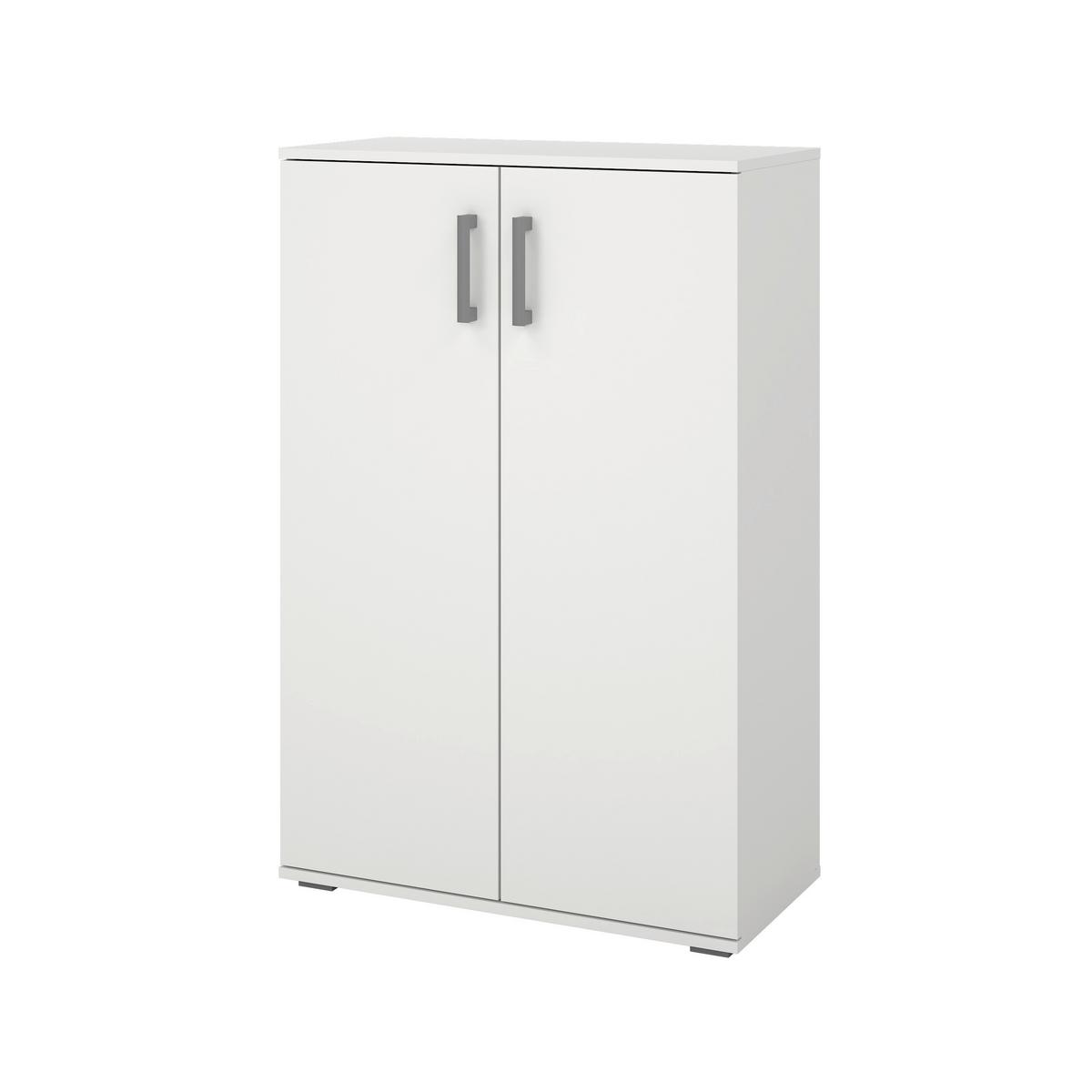 SKRINKA NA TOPÁNKY JIMMY II - biela, Konventionell, kompozitné drevo/plast (70/106/33,4cm) - Mömax