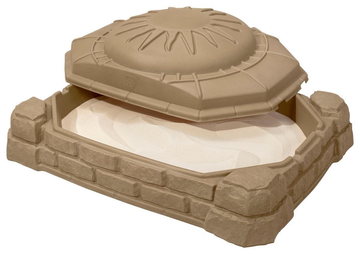 Sandkasten 7220kr - Braun, KONVENTIONELL, Kunststoff (111,8/39,4/81,2cm) - Ambia Garden