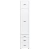 Kleiderschrank Kivo Weiß, B: 45 Cm - Weiß, Basics, Holzwerkstoff (45/239,40/52,1cm)