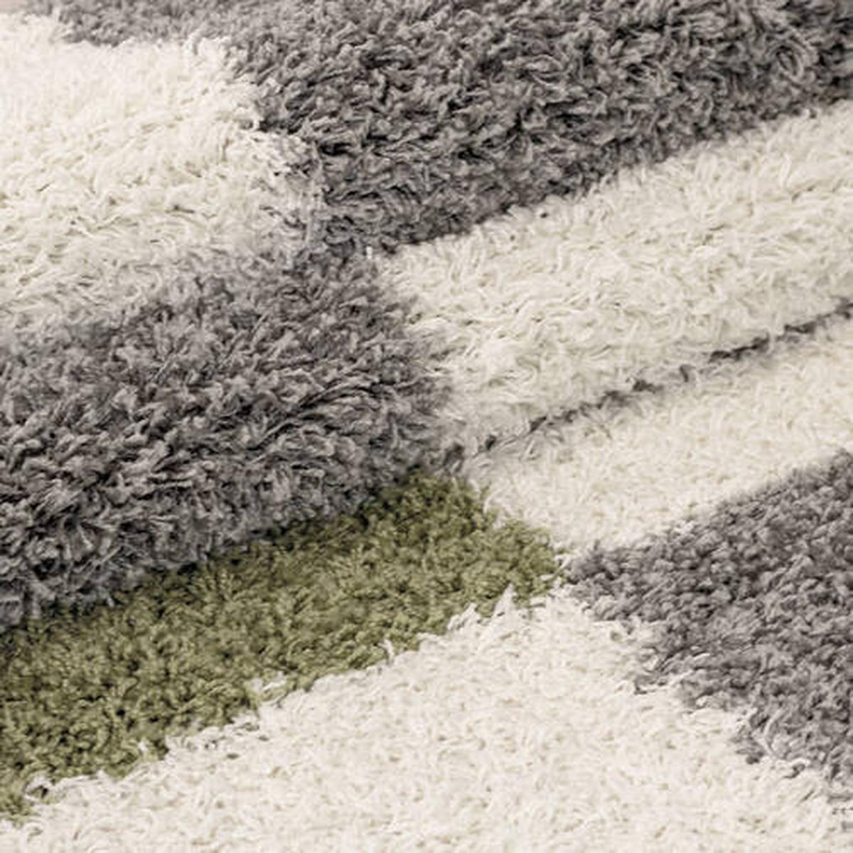 Hochflorteppich Gala - Grün, Design, Textil (200/200cm) - Novel