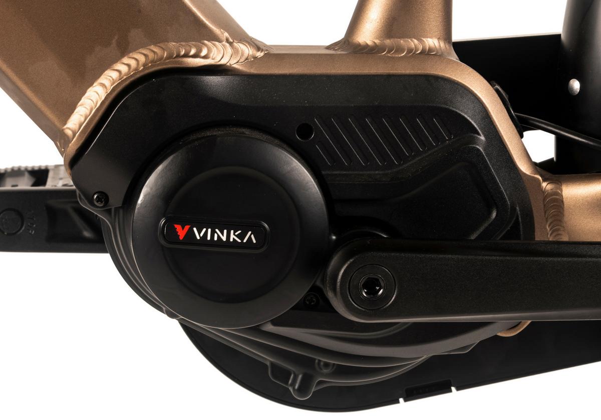 E-citybike 27,5 Zoll Bronze Matt - Cappuccino, MODERN, Metall (180/70/100cm)