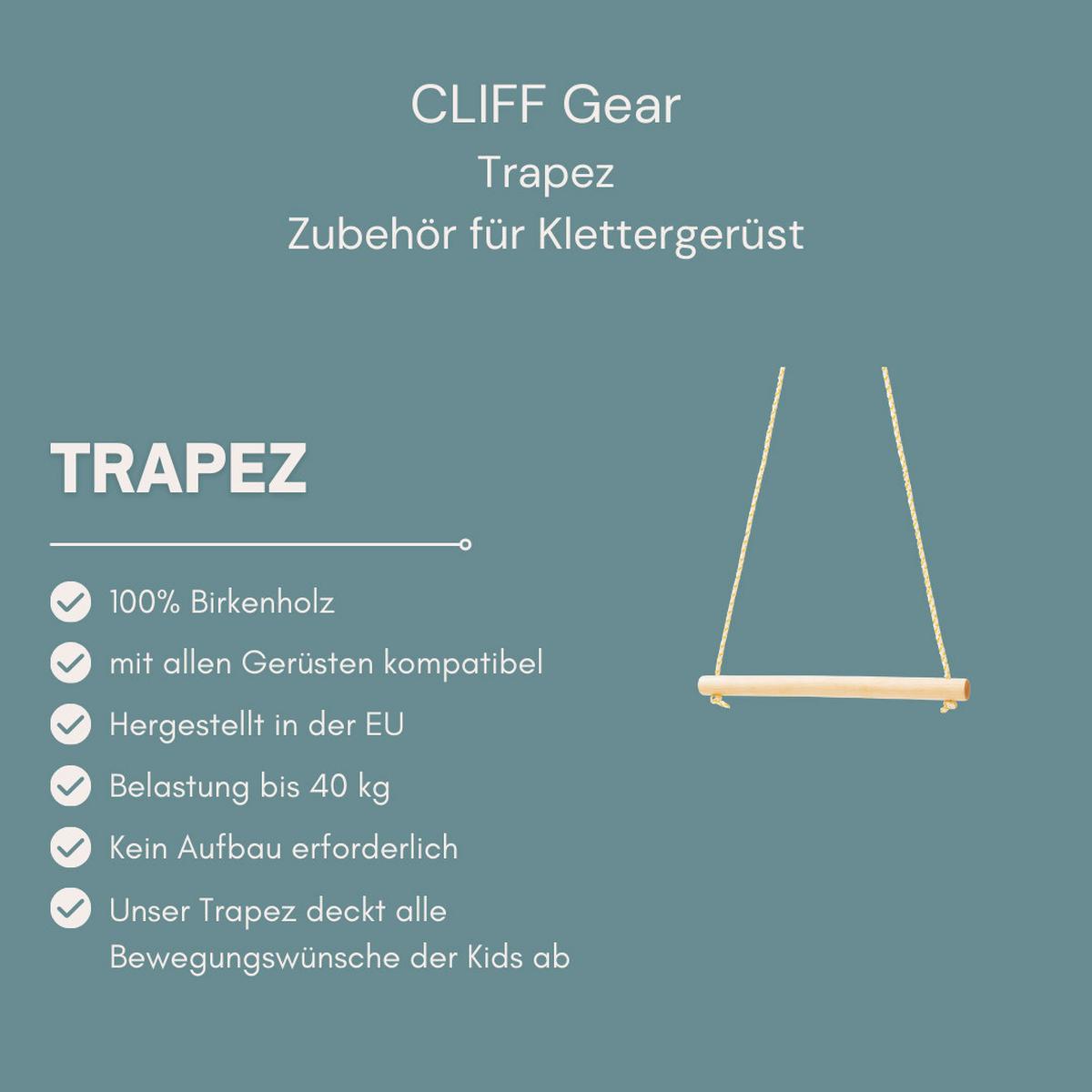 Tapez natur Länge ca. 33 cm - Birkefarben, Basics, Holz (33cm)