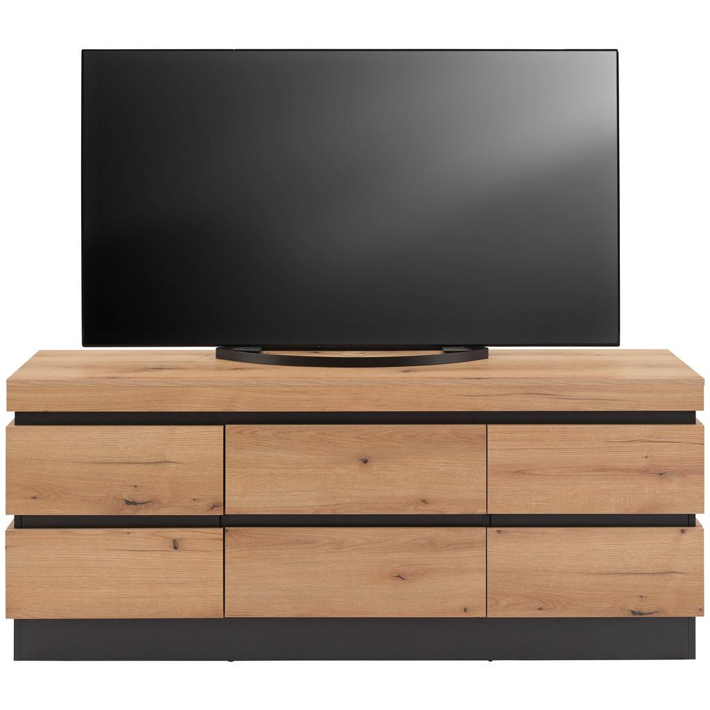 TV-Lowboard Corte B: 160,8 cm Grau/Eiche