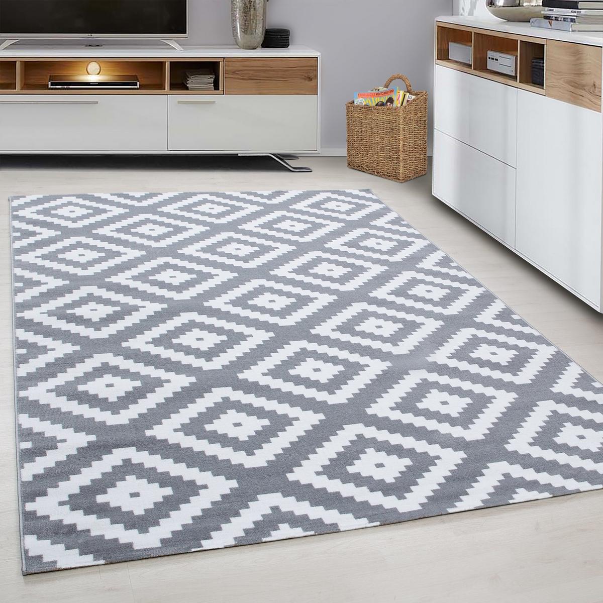 Tkaný koberec 200x290 cm - sivá, Konventionell, textil (200/290cm) - Novel