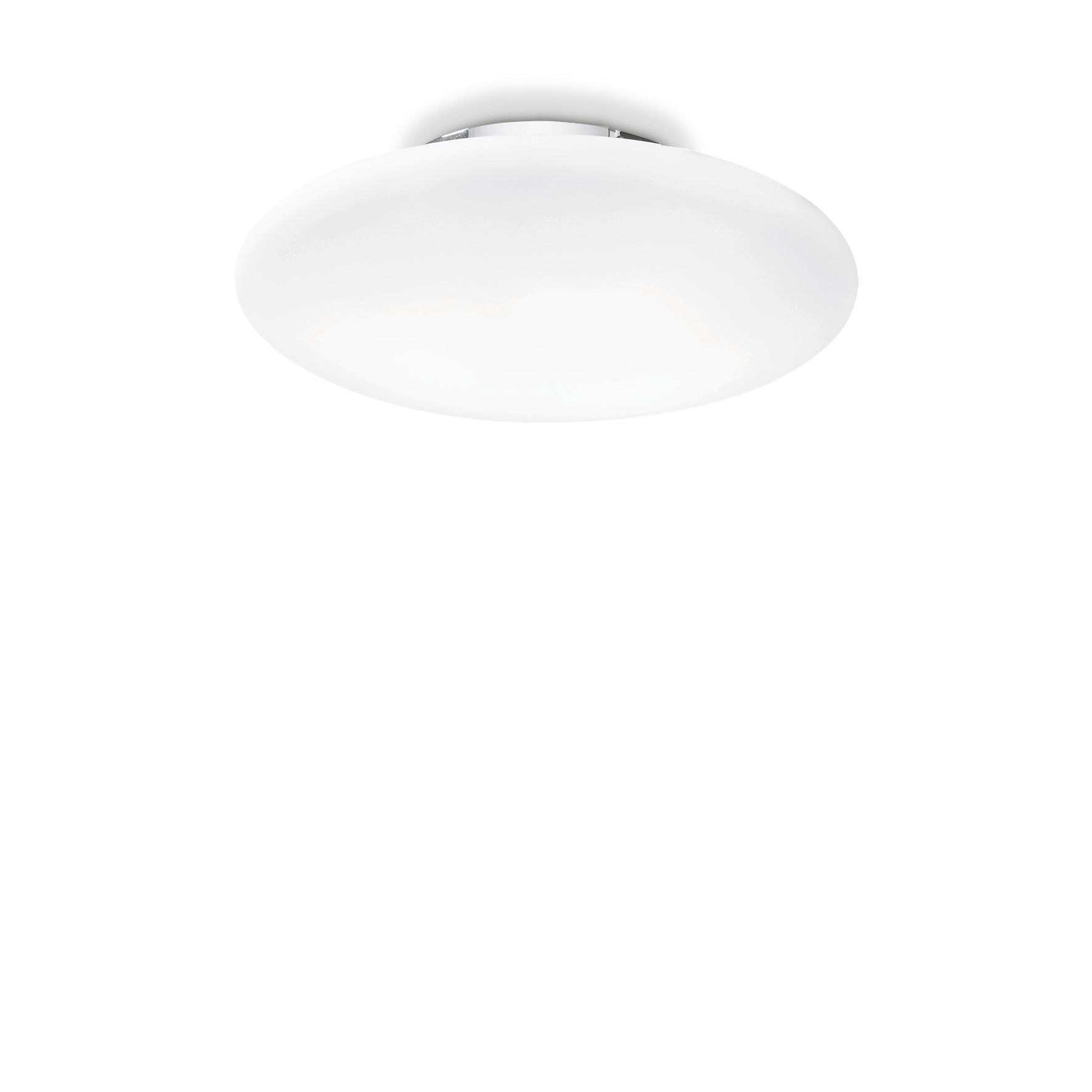 Deckenleuchte Smarties Weiß D: 60 Cm - Weiß, Basics, Glas (60/12cm) - Ideal Lux