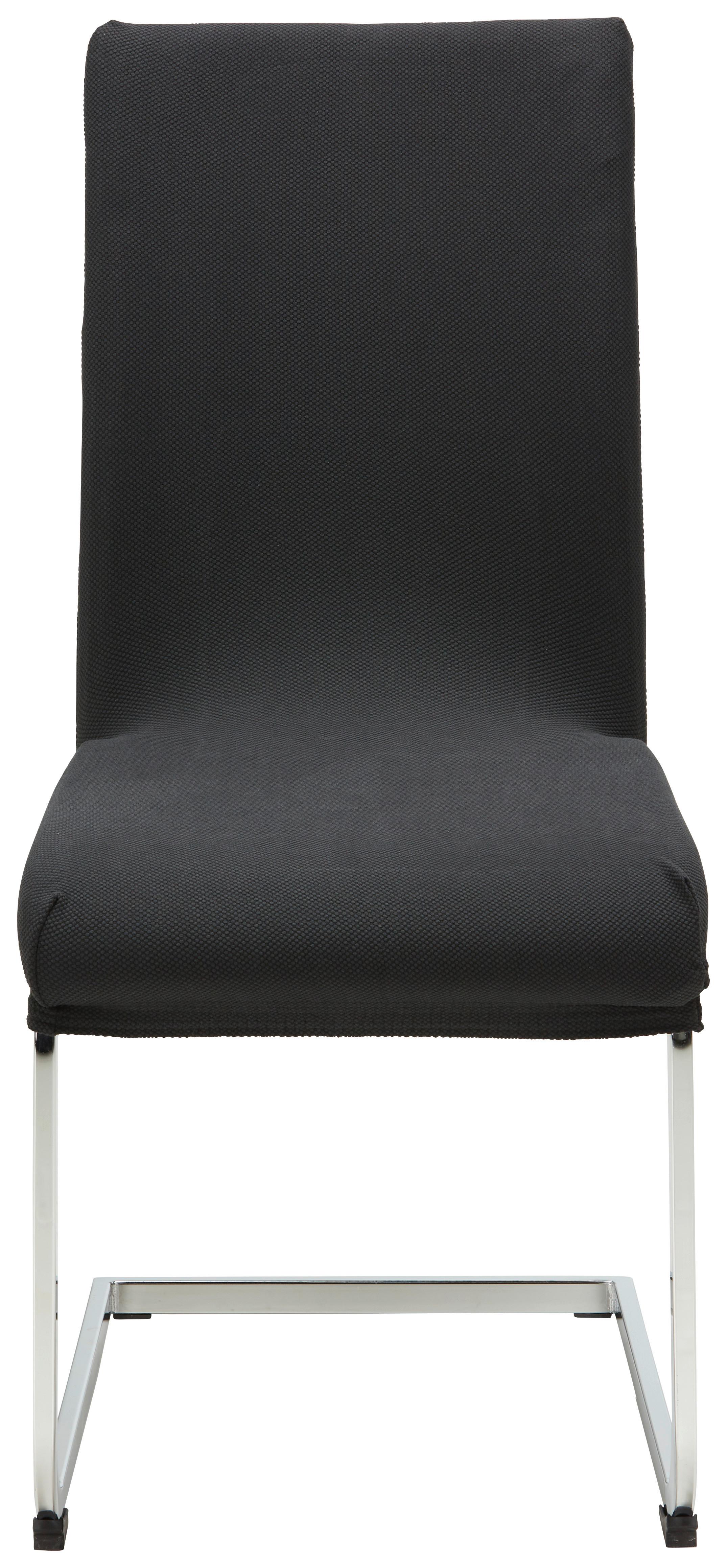 Návlek na stoličku Dominik, 64/48/48cm - čierna, textil (48/64/48cm) - Modern Living