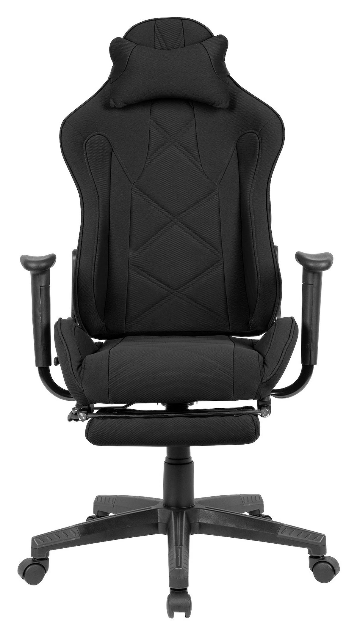 Herní židle gamingstuhl černá - Moderní (70/121/70cm) - MID.YOU