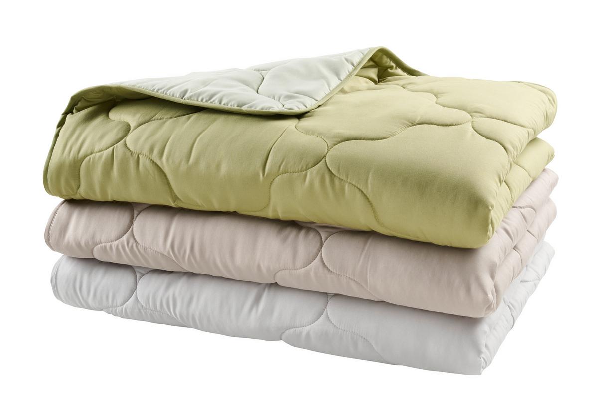 Sommerdecke Palermo - Salbeigrün/Grün, KONVENTIONELL, Textil (140/200cm) - Primatex