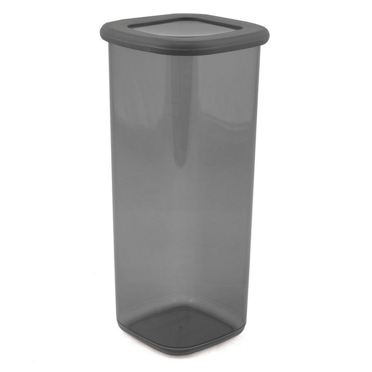 Vorratsdosenset Grau 12-teilig - Transparent/Grau, Kunststoff