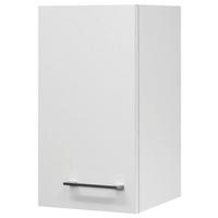 Horná kuchynská skrinka NEO biela - biela/farba ušľachtilej ocele, Modern, kov/kompozitné drevo (30/54/32cm) - FlexWell