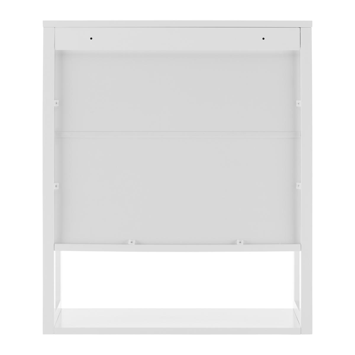 Závěsná skříňka TIA - šedá/bílá, Moderní (60/70/23cm) - P & B