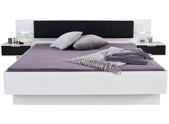 Bettanlage Virgo 2 180x200 Weiß/Graphit Dekor - Graphitfarben/Weiß, MODERN, Holzwerkstoff (180/200cm) Bettanlage Virgo 2 180x200 Weiß/Graphit Dekor - Graphitfarben/Weiß, MODERN, Holzwerkstoff (180/200cm)