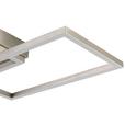 LED-Deckenleuchte Tracy - Alufarben, MODERN, Kunststoff/Metall (50/28/6,5cm) - Luca Bessoni