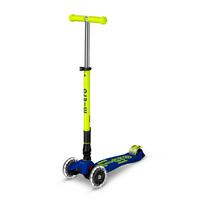 Kinderscooter Blau/gelb Mmd235 Maxi Foldable Yellow - Blau/Gelb, Basics, Kunststoff (57/26,5/67-91cm) - Micro Mobility