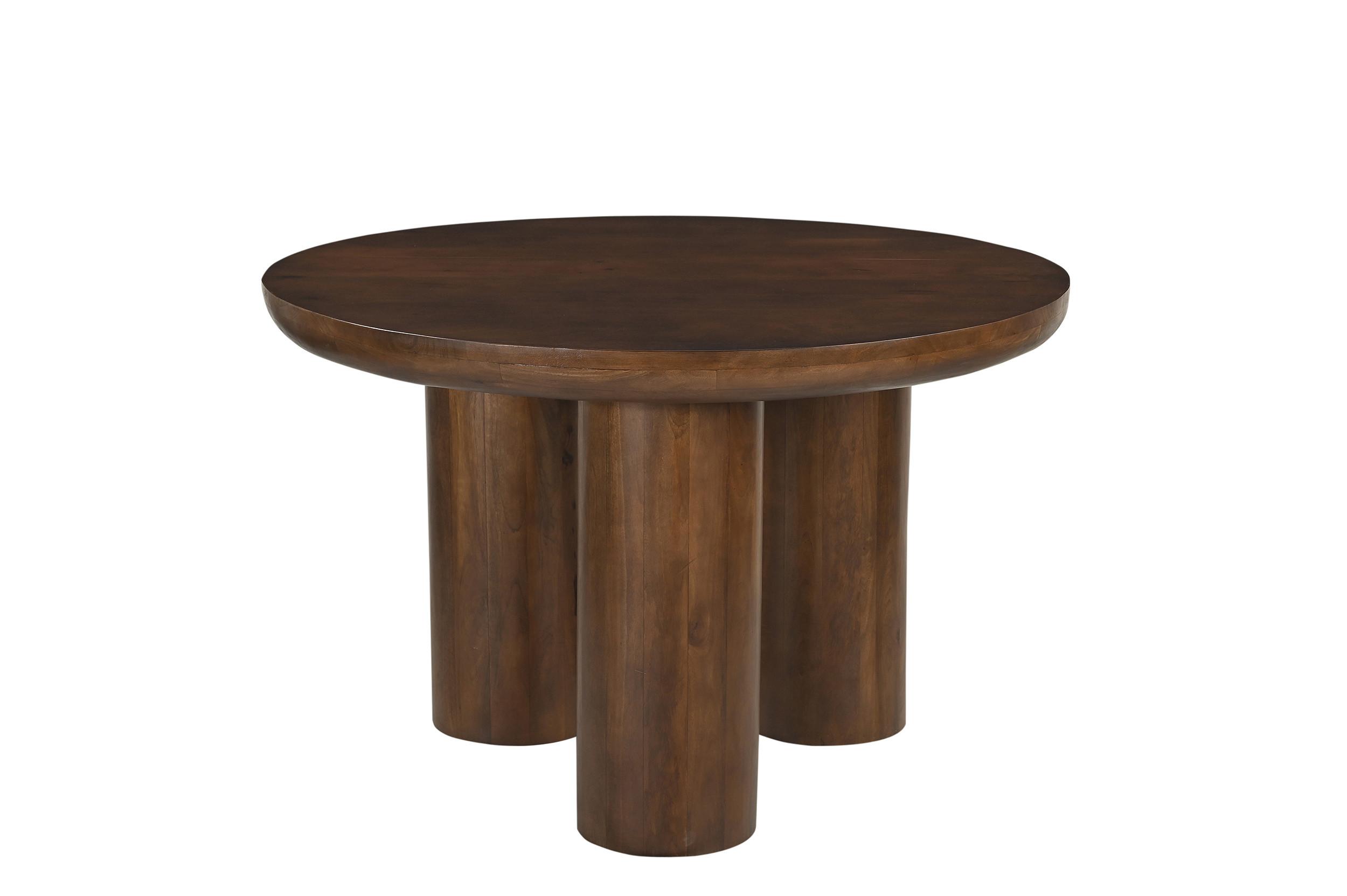 ESSTISCH Braun L: 120cm - Braun, MODERN, Holz (120/120/76cm) - MID.YOU