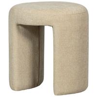 Hocker Charlie Naturfarben B: 45cm - Naturfarben, Design, Textil (45/47/45cm) - Livetastic