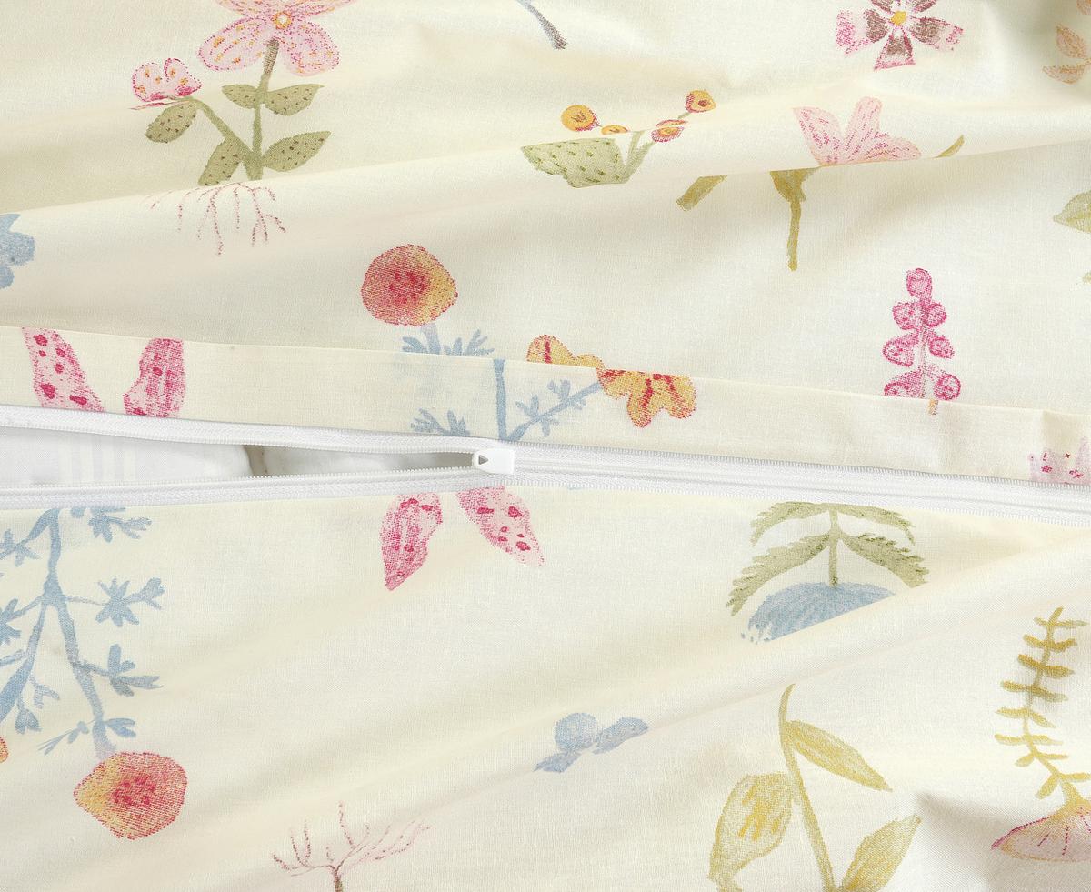 Bettwäsche Lauren - Pink/Pastellblau, MODERN, Textil - Luca Bessoni