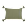 DEKORAČNÝ VANKÚŠ Frieda, 40/60cm, olivovozelená - olivovozelená, Modern, textil (40/60cm) - Modern Living