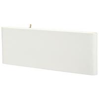 LED-Wandleuchte 1-Flammig mit Schalter Weiß - Opal/Weiß, Design, Kunststoff/Metall (22,5/3,5/8cm) - Globo