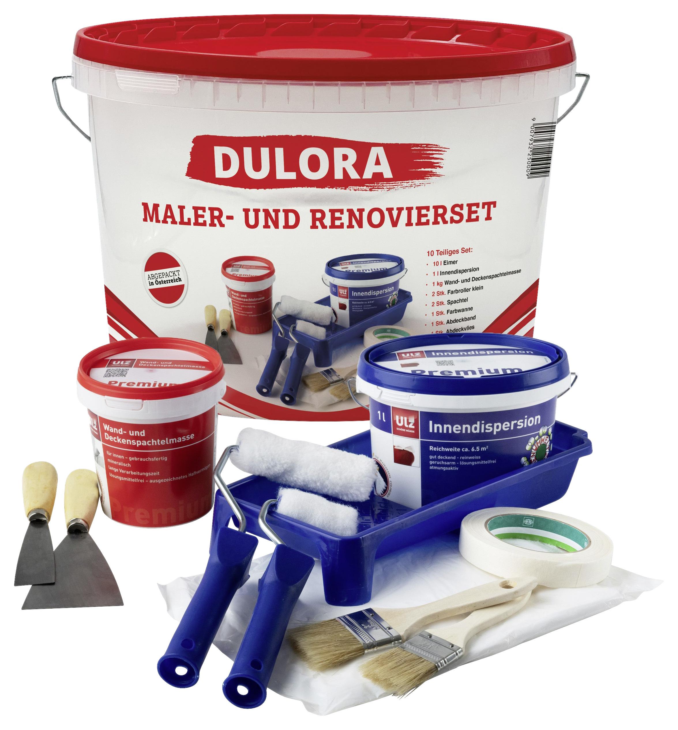 Maler- Und Renovierset 12-tlg. Inkl. 10 L Eimer Und Zubehör - Blau, Basics, Kunststoff - Homezone