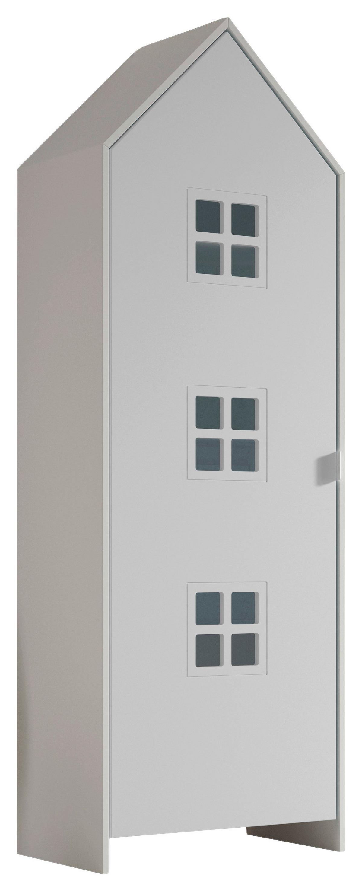 Kinderkleiderschrank Casami - Weiß, MODERN, Holzwerkstoff (57,6/171,3/37cm) - MID.YOU