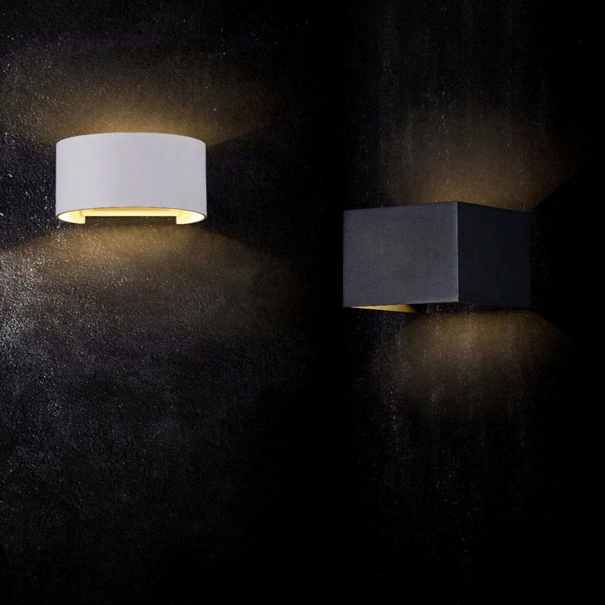 Außenwandleuchte Fulton - Schwarz, Basics, Metall (10/10/10cm) - MAYTONI