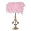 Tischleuchte Tarty Pink Pink, Weiß B: 25 cm - Pink/Weiß, Basics, Kunststoff/Metall (25/54/25cm)