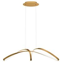Pendelleuchte Curve - Goldfarben, Trend, Metall (23/29/93cm) - MAYTONI