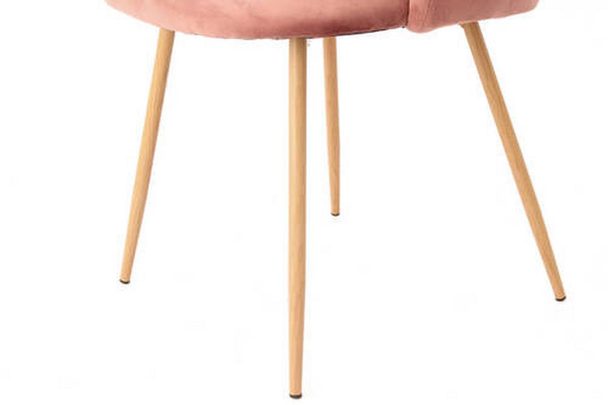 Sada stoličiek 2 kusy - ružová, Design, kov/plast (54/84/56cm)
