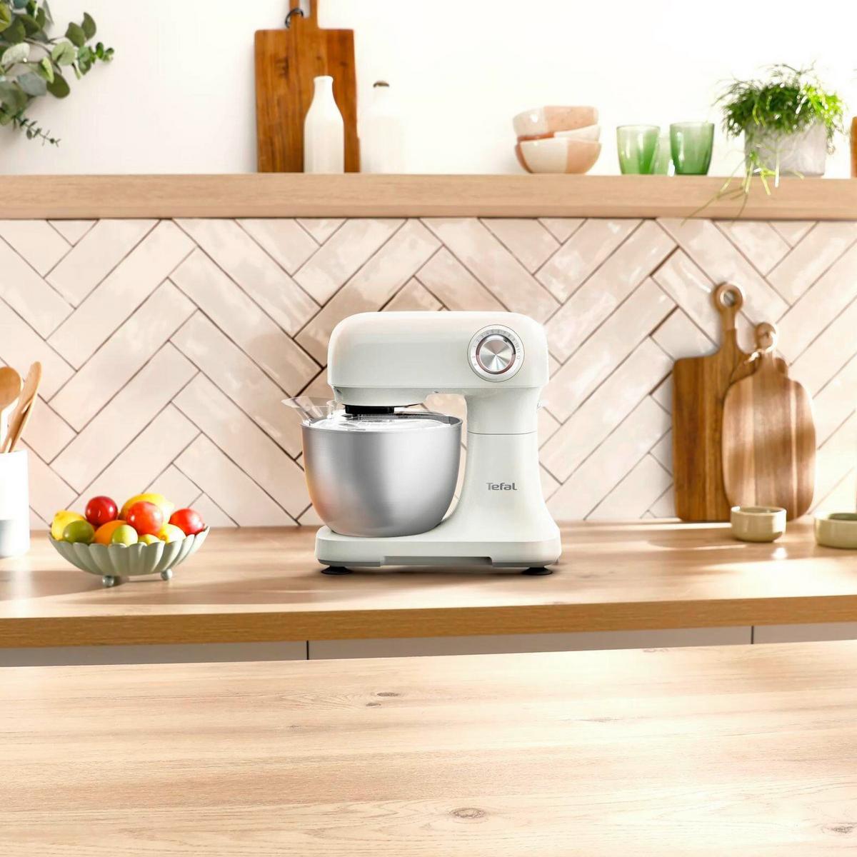 Küchenmaschine Qb140a Bake Easy Küchenmasch. - Weiß, Basics, Metall (20,9/32,1/35,3cm) - Tefal