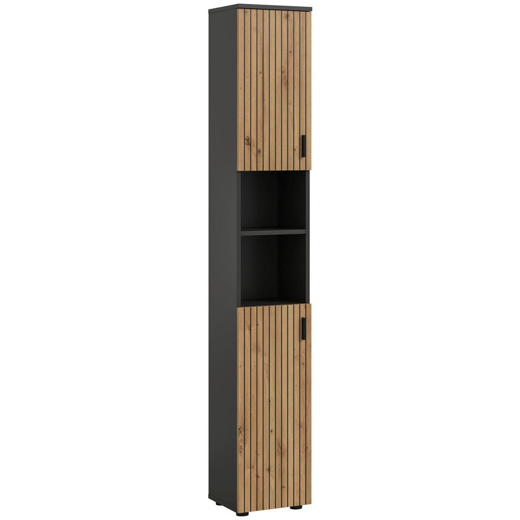 HOCHSCHRANK Mone Eiche Dekor B: 30cm