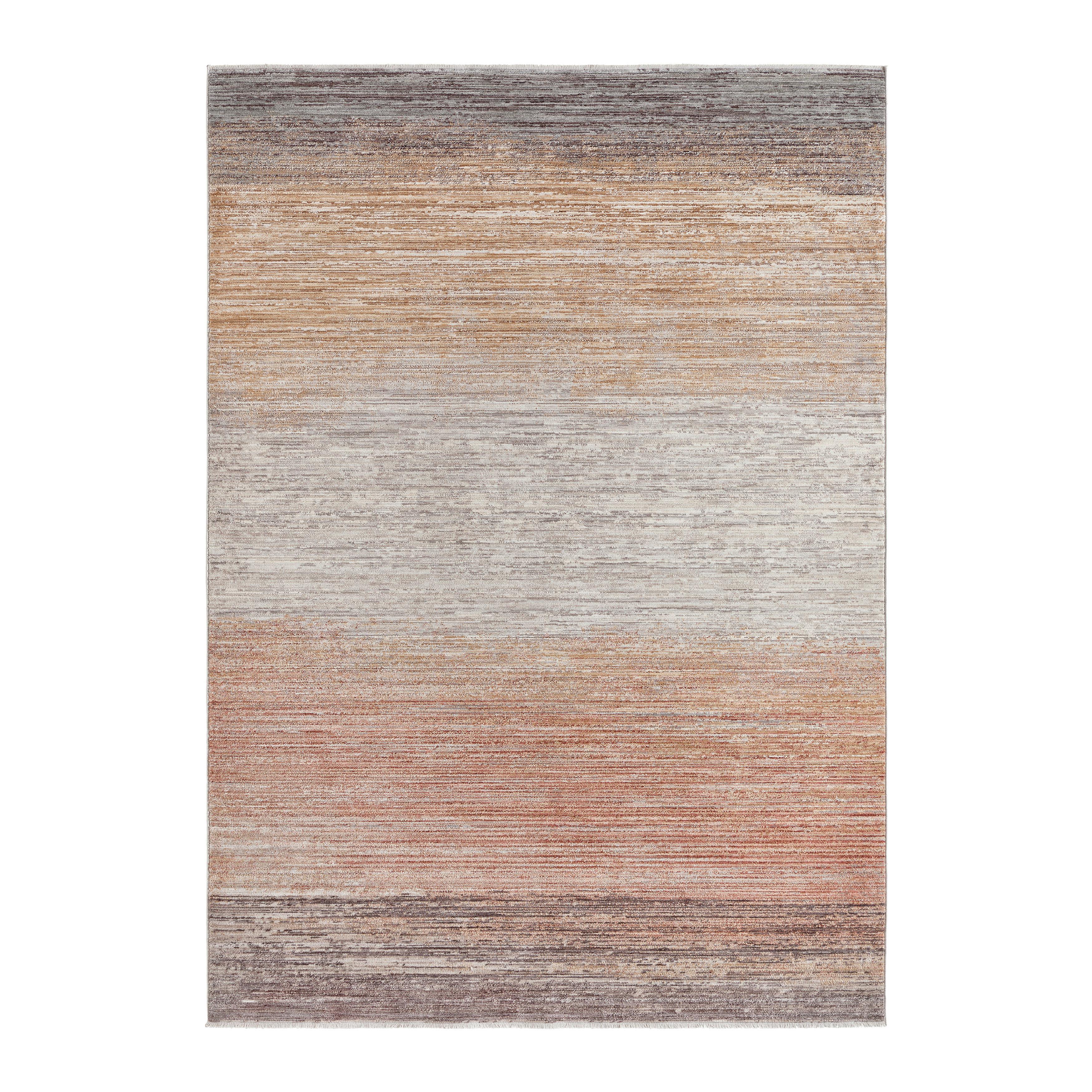 TKANÝ KOBEREC DUNHAVN - krémová/terakotová, Konventionell, textil (160/230cm) - Mömax