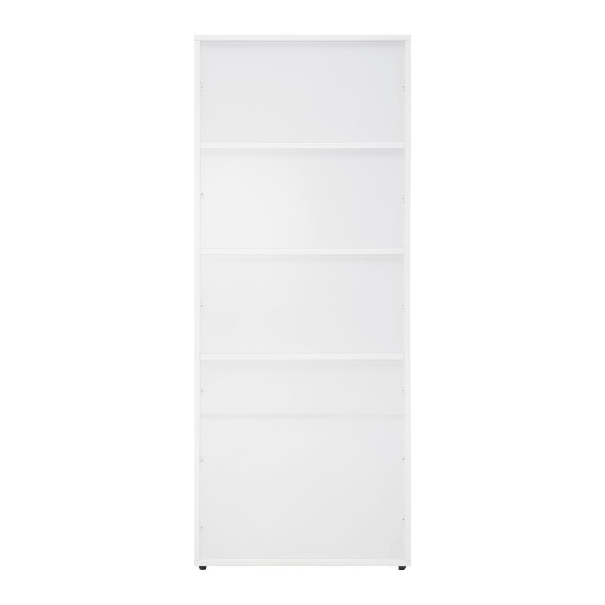 Regal MICK - bílá/černá, Moderní, textil/plast (60/148,5/40cm) - Bessagi Home